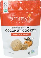Organic Pumpkin Spice Coconut Cookie