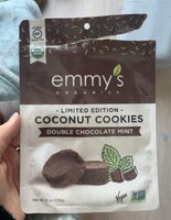 Organic Double Chocolate Mint Coconut Cookie