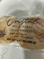 Cristal Burger Bun 100% Natural