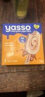 Sea salt caramel frozen greek yogurt bars
