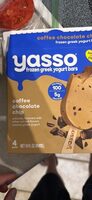 Coffee Chocolate Chip Frozen Greek Yogurt Bars