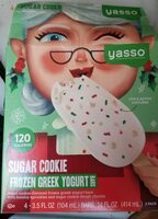 Sugar cookie frozen greek yogurt bars, sugar cookie