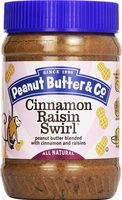 Cinnamon raisin swirl peanut butter