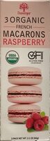 Organic Raspberry French Macarons