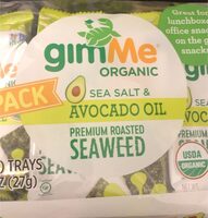 Sea Salt & Avocado Oil Roasted Seaweed Snacks