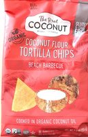 Beach barbecue coconut flour tortilla chips, beach barbecue