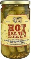 Dill Pickle Spears Spiked With Spicy Chili Peppers