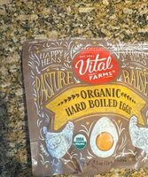 Organic hard boiled eggs