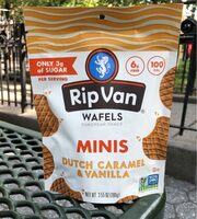 Dutch Caramel & Vanilla Wafels Minis Only 2g of Sugar