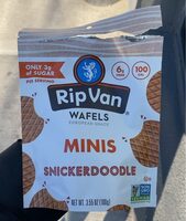 Snickerdoodle Wafels - Minis