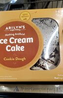 Cookie dough ice cream cake