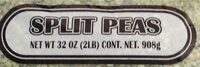 Split peas