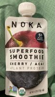 Superfood smoothie cherry acai +prebiotic fiber