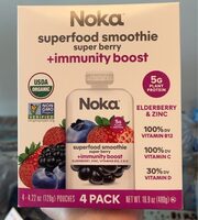 Superfood smoothie super berry