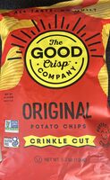 Crinkle cut potato chips
