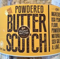 Powdered Butterscotch Peanut Butter