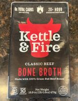 Kettle and fire beef bone broth