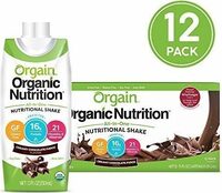 Organic nutritional shake