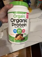 Orgain Chocolate PB protein powder