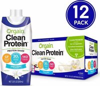 Grass fed clean protein shake vanilla bean