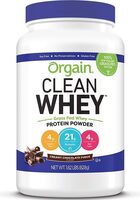 Grass fed clean whey protein powder creamy chocolate fudge