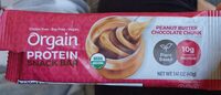 Orgain protein snack bar