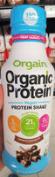 Smooth chocolate plant based protein shake
