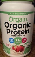 Organic Plant Protein Strawberries & Cream