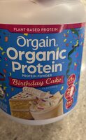 Organic Protein Birthday Cake
