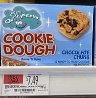 Joel's outrageous, cookie dough, butter
