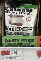 Dairy Free Dirty Mint Chip Frozen Dessert Sandwich
