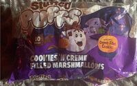 Cookies and cream stuffed marshmallows