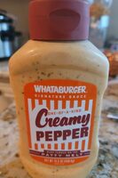 Creamy pepper sauce