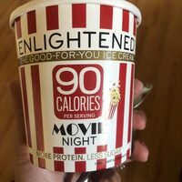 Movie night light ice cream, movie night