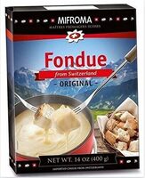 Swiss cheese fondue original