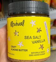 Sea Salt Vanilla Craft Almond Butter