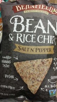 Salt N' Pepper Bean and Rice Chips