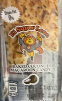 Baked coconut macaroon