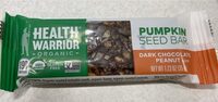 Organic Pumpkin Seed Bar Dark Chocolate Peanut Flavor
