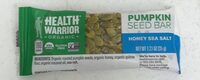 Organic Pumpkin Seed Bar Honey Sea Salt
