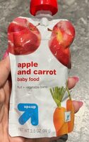 Apple and carrot baby food