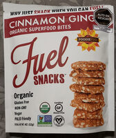 Cinnamon ginger fuel snacks