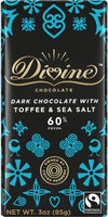 Chocolate dark chocolate with toffee & sea salt