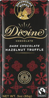Chocolate dark chocolate hazelnut truffle