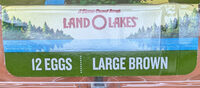 Land O'lakes All-natural Eggs Large Grade a Brown - 12 CT