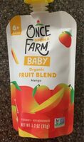 Once upon a farm baby organic fruit blend