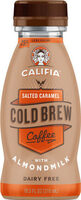 Salted Caramel Cold Brew Coffee With Almondmilk