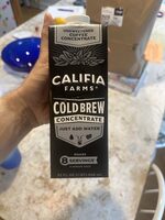 Concentrated Cold Brew Coffee