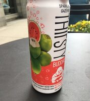 Sparkling coconut water with watermelon, watermelon