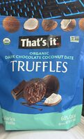 Organic dark chocolate coconut date